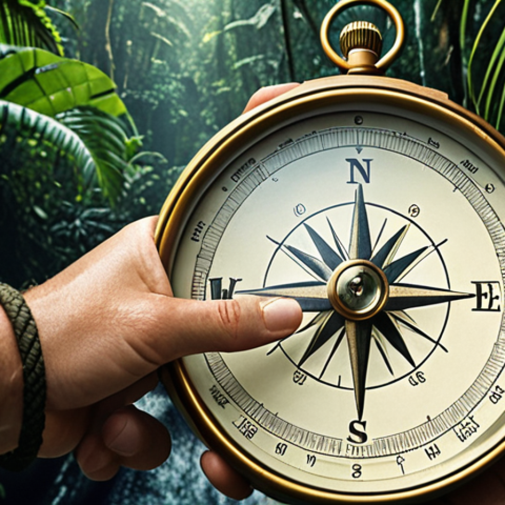 **

A person navigating a dense jungle (representing information overload) with a compass, contrasted with a clear path guided by a wise, experienced navigator (representing an expert) on a ship at sea. The navigator is pointing towards a destination.

**